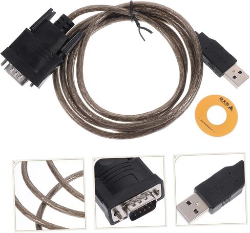 ARTIBETTER USB to Serial Port Cable Double Shielded Coated Compatible Multiple Computers USB to Serial Adapter in Saudi Arabia