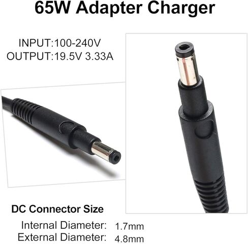 NEW Galaxy Bang Ac Adapter Charger replacement for HP Pavilion 15-b129wm 15-b150us 15-b153cl; HP Pavilion 15-b107cl 15-b109wm 15-b123cl, 15-b123nr; HP Pavilion Sleekbook 15-b023cl 15-b041dx 15-b085nr Laptop Notebook Battery Power Supply Cord Plug (FREE Ga in Saudi Arabia