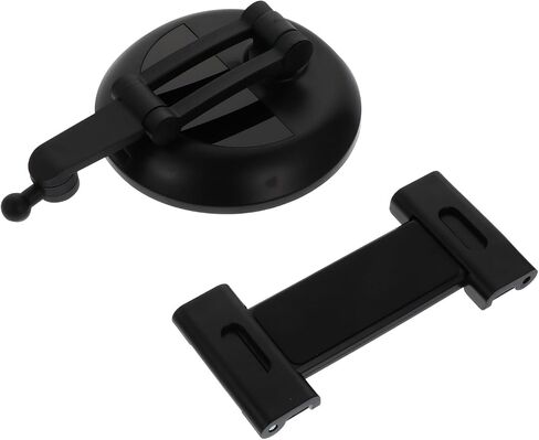 Metal Phone Stand and Adjustable Desktop Bracket for Tablets and Phones, Universal Foldable Holder Compatible with Smartphones and Tablets, Black Desk Mount for Home and Office Use in Saudi Arabia