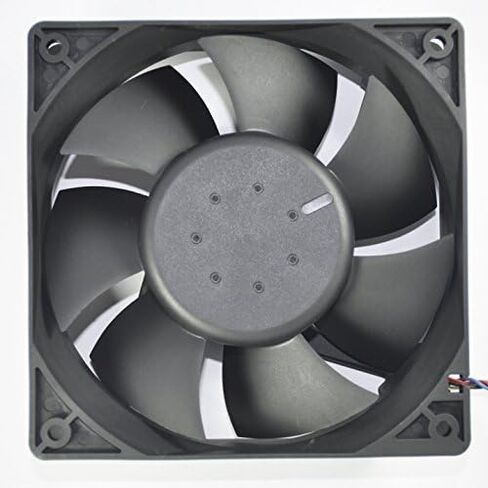 مروحة دلتا AFC1212DE 12 فولت 1.6 أمبير 120 مم × 38 مم لـ DELL P/N Y4574 5-Pin 4-Wire، مروحة تبريد بمحمل كروي مزدوج، بدون فرشاة تيار مستمر in Kuwait