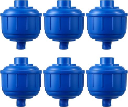 12 Pcs Disposable Mini Air Water Trap Filters, Disposable Spray Gun Filters with Standard 1/4 Inch Threads, for Most Spray Guns and Air Tools, Effectively Removes Moisture in Saudi Arabia