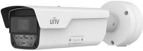 كاميرا شبكة Uniview Tech IPC264SA-AHDX4K-I1 بدقة 4 ميجابكسل LightHunter Intelligent Bullet Network، تكبير آلي 4X 8–32 مم، WDR، IR وإضاءة دافئة، IP67 IK10 in Kuwait
