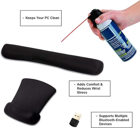 Micron 500GB SSD Storage Upgrade for OptiPlex 9010 Desktop, SFF, MT, USFF - Modernize & Speed Up PC Setup Bundle with Faster 8GB Memory, Micro Speaker, MK270 Wireless Keyboard & Mouse & Gel Mouse Pads in Saudi Arabia