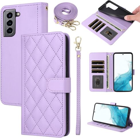 Wallet Case for Samsung Galaxy S20 Plus S20+ 5G with Wrist Strap, Shoulder Strap, Multiple Card Slots Folio Purse, PU Leather Stand Phone Cover for S20+5G S20plus 20S + S2O S 20 20+ G5 Black in Saudi Arabia