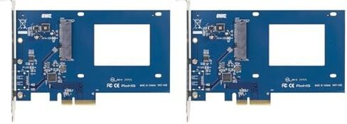 OWC Accelsior S PCIe Adapter for 2.5-inch SATA 6G Expansion Card Compatible with Mac Pro (2006-2012), Mac Pro 2019 and PC Towers (Pack of 2) in Saudi Arabia