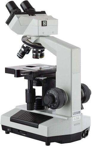 AmScope U230B Digital Binocular Compound Microscope 40x-2000x with Built-in 3.0MP USB Digital Camera in Saudi Arabia