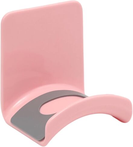 1Pcs Pink ABS Plastic Headphone Stand Hanger, Hanging Headset Holder Hook Under Desk, Adhesive Earphones Hangers for Desk Headphone Hanger, Most Headphones and Controller in Saudi Arabia