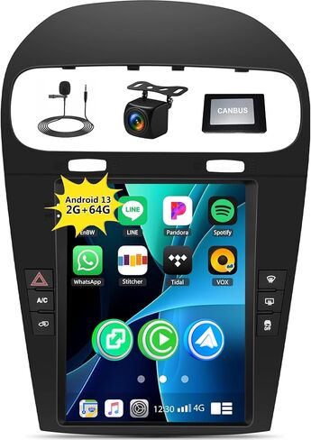2G+64G Android 13 Car Stereo for Dodge Journey & Fiat Freement 2011-2020 with Wireless Carplay Android Auto,9.7" HD Touch Screen Car Radio with GPS/WiFi,Bluetooth,FM/RDS Radio,HiFi,SWC+Backup Camera in Saudi Arabia