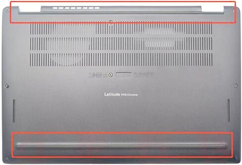 جينتاي 2 قطعة غطاء سفلي مطاطي مانع للانزلاق وسادة قدم (رمادي) بديل لـ DELL Latitude 7410 in Kuwait