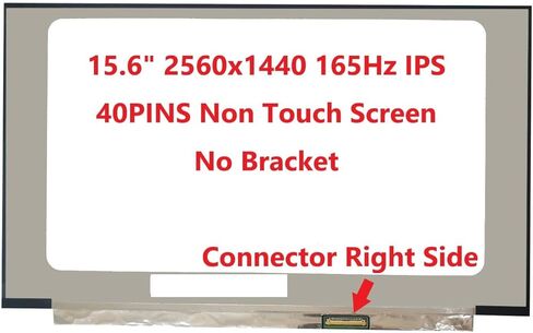 شاشة بديلة LCD جديدة 15.6 بوصة NE156QHM-NY1 V8.1 165 هرتز QHD 2560x1440 40 Pin Matte لجهاز Asus ROG Zephyrus G15 GA503Q CMN لأجهزة الكمبيوتر المحمول/العرض/الشاشة/تطبيق LCD in Kuwait
