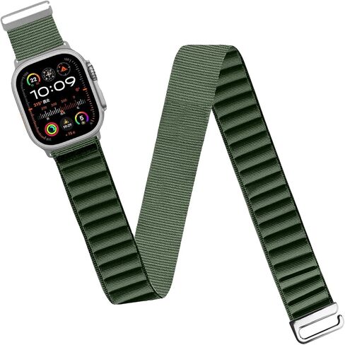 Alpine Loop Sport Arm Bicep Band حزام الكاحل لساعة Apple Band 45 مم 44 مم 46 مم 49 مم 42 مم 40 مم 41 مم 38 مم، خطاف C من النايلون الرياضي للذراع/حزام الكاحل لسلسلة iWatch Ultra 11 10 9 8 7 6 5 4 3 2 1 SE in Kuwait