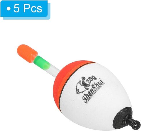 1oz Fishing Bobbers, 5 Pack EVA Fishing Float for Saltwater Freshwater Fishing, White in Saudi Arabia