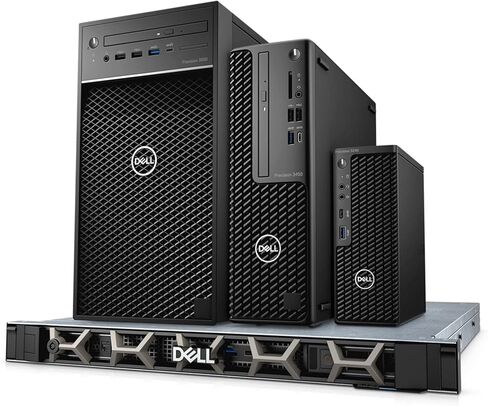 الكمبيوتر المكتبي لمحطة العمل طراز Precision 3650 من Dell | Core i9-10900 - محرك الأقراص الصلبة SSD سعة 512 جيجابايت - ذاكرة الوصول العشوائي 32 جيجابايت - Nvidia RTX T1000 | 10 مراكز بسرعة 5.2 جيجا هرتز - 4 جيجا بايت GDDR6 ويندوز 11 برو أسود (متجدد) in Saudi Arabia