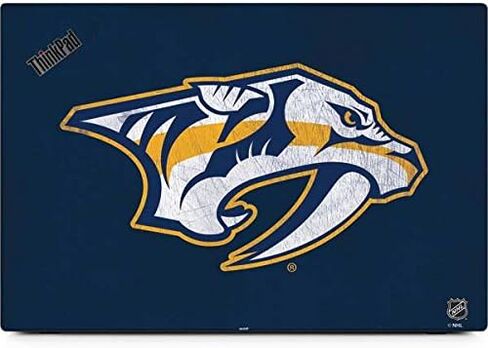 غلاف كمبيوتر محمول من Skinit متوافق مع Thinkpad X1 Carbon (الجيل السادس 2018) - تصميم مرخص رسميًا من NHL Nashville Predators in Kuwait