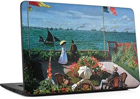 غلاف Skinit للكمبيوتر المحمول متوافق مع Chromebook 14 G5 - Monet المصمم في الأصل - The Terrace at Sainte-Adresse Design in Kuwait