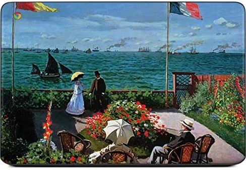 غلاف Skinit للكمبيوتر المحمول متوافق مع Chromebook 14 G5 - Monet المصمم في الأصل - The Terrace at Sainte-Adresse Design in Kuwait