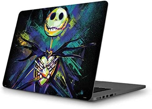 غلاف كمبيوتر محمول من Skinit متوافق مع جهاز MacBook Pro 13 (شاشة Retina 2013-15) - تصميم Disney Jack Skellington المرخص رسميًا in Kuwait