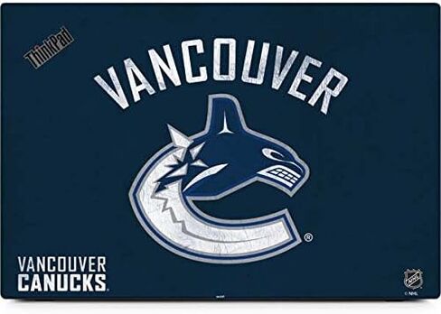 غلاف كمبيوتر محمول من Skinit متوافق مع Thinkpad X1 Carbon (الجيل السادس 2018) - تصميم مرخص رسميًا من NHL Vancouver Canucks in Kuwait