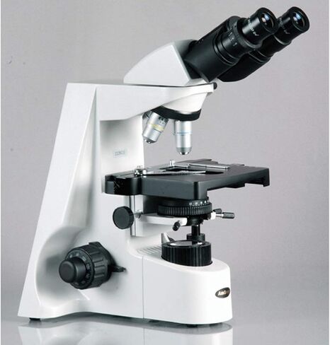 مجهر مركب ثنائي العينين AmScope B690C-PL Siedentopf، تكبير 40X-2500X، عدسات WH10x وWH25x فائقة الاتساع، أهداف خطة إنفينيتي، برايتفيلد، مكثف كوهلر، مرحلة ميكانيكية مزدوجة الطبقة in Saudi Arabia