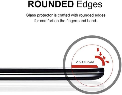 Supershieldz (2 Pack) Designed for T-Mobile (Revvl 5G) Tempered Glass Screen Protector, Anti Scratch, Bubble Free in Kuwait