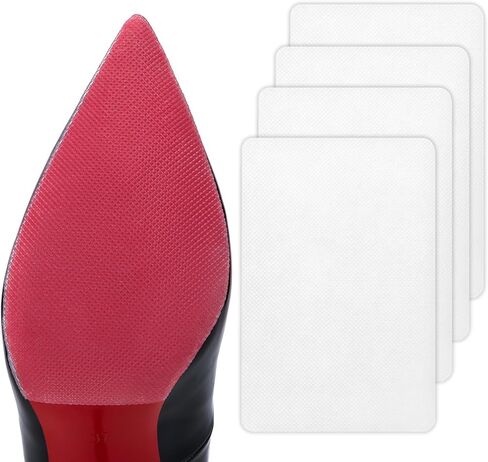 GADEBAO 12PCS Non-Slip Shoe Pads for Bottom of Shoes, Premium Rubber Self Adhesive Anti-Slip Shoe Grips Stickers, High Heels Non-Skid Sole Protector in Kuwait