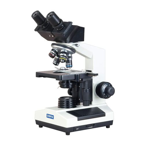 OMAX 40X-2000X Digital Binocular Biological Compound Microscope with Built-in 3.0MP USB Camera and Double Layer Mechanical Stage and 100 Sheets Microscope Lens Cleaning Paper in Saudi Arabia