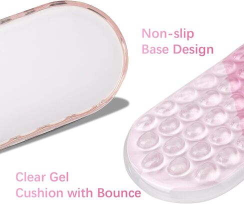 MOSISO Gel Wrist Rest Support for Mouse Pad&Keyboard Set, Ergonomic Massage Keyboard&Mouse Pad Set, Non-Slip Base Pain Relief&Soft Cooling Gel Easy Typing Pad for Home/Office, Pink Gradient in Saudi Arabia