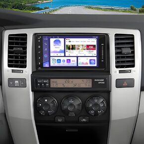 راديو سيارة 4+64G لسيارة Toyota 4Runner 2003-2009 مع كاميرا احتياطية، Android 13 QLED 7 بوصة تعمل باللمس ستيريو سيارة مع Carplay وAndroid Auto، بلوتوث، ملاحة GPS، راديو FM in Kuwait