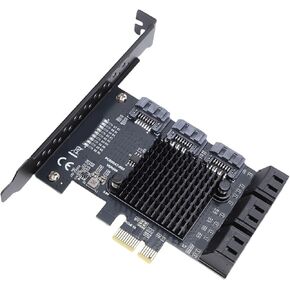 GOTOTOP 9 Port PCIE Expansion Card PCIE 3.0 Adapter for SSD with 6Gbps Data Transfer Rate Fast Speed Soft Support for PCs in Saudi Arabia