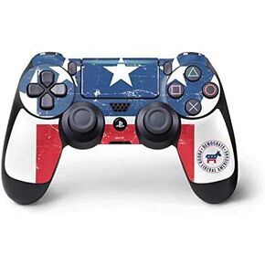 غلاف Skinit المخصص للألعاب متوافق مع وحدة تحكم PS4 Pro/Slim - تصميم Trump 2020 باللونين الأحمر والأبيض والأزرق in Kuwait