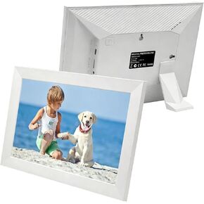 10.1-Inch Digital Photo Frame, 64gb Memory, 1280 * 800 Touchscreen, WiFi Connectivity, Supports Multi-User Connection, Remote Transfer, Automatic Rotation, and Photo/Video Sharing D in Saudi Arabia