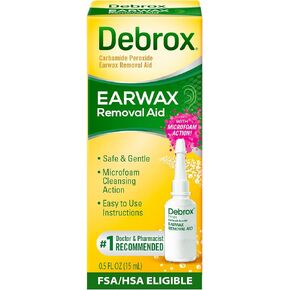 Debrox Earwax Removal Drops Earwax, 0.5 Fl Oz (Pack of 2) in Kuwait