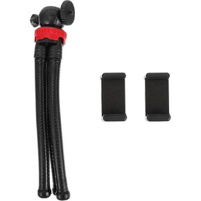BESPORTBLE Adjustable Tabletop Tripod with Phone Clamp 1/4 Inch Screw Portable Video Tripod for Smartphone Photography and Live Streaming in Kuwait