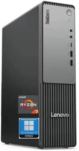 كمبيوتر مكتبي للأعمال Lenovo ThinkCentre Neo 55S Gen 6 SFF، معالج AMD Ryzen 7 250 (Beat i7-1355U)، ذاكرة DDR5 سعة 64 جيجابايت، محرك أقراص SSD سعة 2 تيرابايت، DP، HDMI، Wi-Fi 7، بلوتوث 5.4، لوحة مفاتيح وماوس USB، Windows 11 Pro in Saudi Arabia