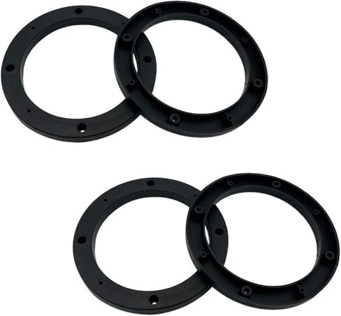 6.5" Car Speaker Spacers, ABS Fixed Speakers Ring Mounting Adapter, Enhance Sound Quality Car Speaker Washer, Universal Subwoofer Replacement Modified Accessories for Most Cars (2 Pairs) in Saudi Arabia