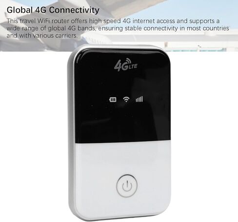 Travel WiFi Router 150Mbps 4G High Speed, 2100mah Portable Internet WiFi Mobile Hotspot for Cars, High Speed 4G Pocket Router, Multi User Mobile Hotspot in Saudi Arabia