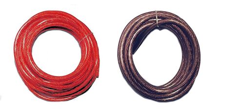 سلك طاقة بطول 10 أقدام - 8 قياسات باللون الأحمر مقاس GA الأرضي AWG 5 أقدام باللون الأحمر و5 أقدام باللون الأسود in Saudi Arabia