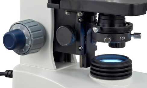 مجهر مركب ثنائي العينين OMAX 40X-2000X LED مع رأس عرض Siedentopf 30 درجة in Kuwait