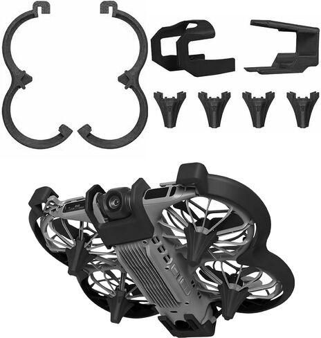 مجموعة حماية ضد الاصطدام 3 في 1 لطائرة DJI Neo 2، واقي حماية المروحة + واقي ممتص للصدمات من Gimbal + معدات هبوط لطائرة DJI Neo 2 بدون طيار، ملحقات الطائرة بدون طيار، برتقالي in Kuwait