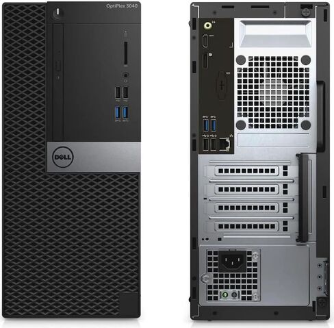 كمبيوتر سطح المكتب Dell OptiPlex 3040 Mini Tower، رباعي النواة i5-6500 يصل إلى 3.6 جيجاهرتز، ذاكرة وصول عشوائي 16 جيجابايت، 256 جيجابايت SSD، لوحة مفاتيح وماوس، واي فاي، BT، Windows 11 Pro (متجدد) in Saudi Arabia