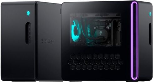 Alienware Aurora R16 Gaming Desktop PC - Intel Core i7-14700K 20-Core up to 5.60 GHz, 16GB RAM, 2TB NVMe SSD + 14TB HDD, GeForce RTX 4060Ti 8GB GDDR6, Windows 11 Home, Liquid Cooling, Basalt Black in Saudi Arabia
