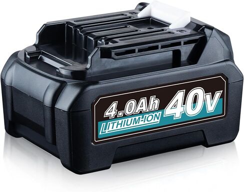 بطارية BL4050 BL4040 4.0Ah 40V XGT MAK40V بديلة لماكيتا BL4050F BL4025 بطارية ليثيوم أيون 40 فولت BL4040 متوافقة مع أدوات الطاقة اللاسلكية ماكيتا 40 فولت، حزمة واحدة in Saudi Arabia