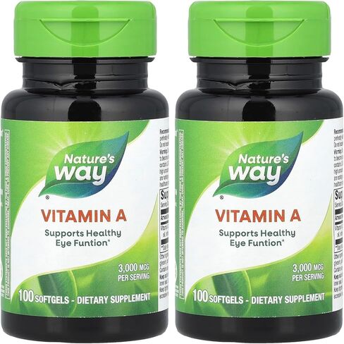 Nature's Way Vitamin A, 3,000 mcg per serving, 100 Softgels in Saudi Arabia