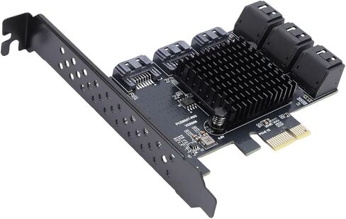 GOTOTOP 9 Port PCIE Expansion Card PCIE 3.0 Adapter for SSD with 6Gbps Data Transfer Rate Fast Speed Soft Support for PCs in Saudi Arabia
