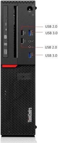 كمبيوتر مكتبي للألعاب Lenovo ThinkCentre M700 SFF i7 6700 حتى 4.0 جيجا هرتز، ذاكرة الوصول العشوائي 16 جيجا بايت 512 جيجا بايت SSD + 2 تيرابايت HDD، NVIDIA GT 1030 2 جيجا بايت، USB WiFi BT، DVD-RW، لوحة مفاتيح وماوس لاسلكي، Windows 10 Pro (متجدد) in Saudi Arabia