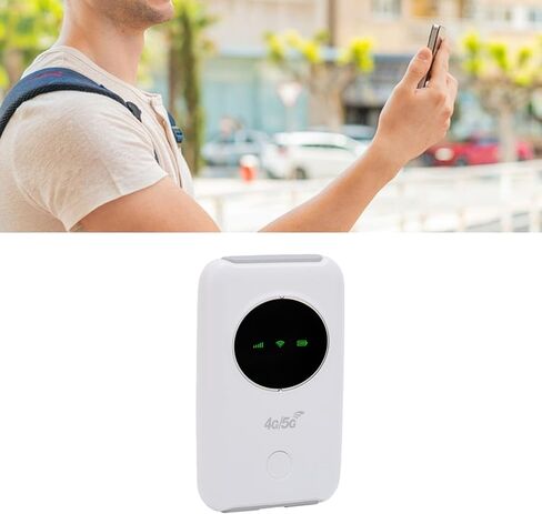 نقطة اتصال متنقلة 4G 5G LTE WiFi، راوتر واي فاي محمول عالي السرعة 300 ميجا بت في الثانية مع فتحة لبطاقة SIM، للسفر والتخييم والأعمال RV in Saudi Arabia