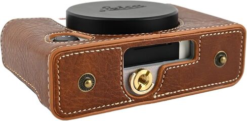 SOFORT 2 Case, Premium PU Litchi Leather FullBody Camera Case Bag Cover for Leica SOFORT 2 With Neck Strap (White) in Saudi Arabia