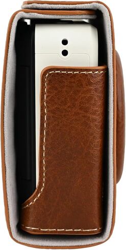 SOFORT 2 Case, Premium PU Litchi Leather FullBody Camera Case Bag Cover for Leica SOFORT 2 With Neck Strap (White) in Saudi Arabia