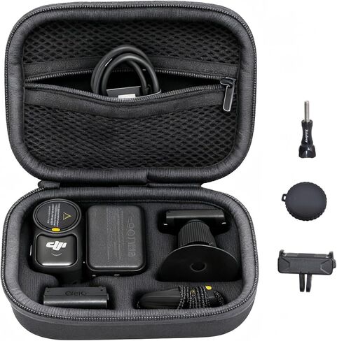 Fotoleey Carrying Case for DJI Osmo Nano - Hard Shell, Shockproof Travel Case with Wrist Strap, Carabiner & Mount Adapter in Kuwait