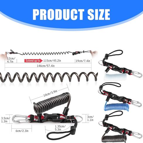 Quick Disconnect Rotating Snap Hook Lanyard Professional Scubas Gear for Attaching Underwater Cameras Light Corrosions Diving in Saudi Arabia